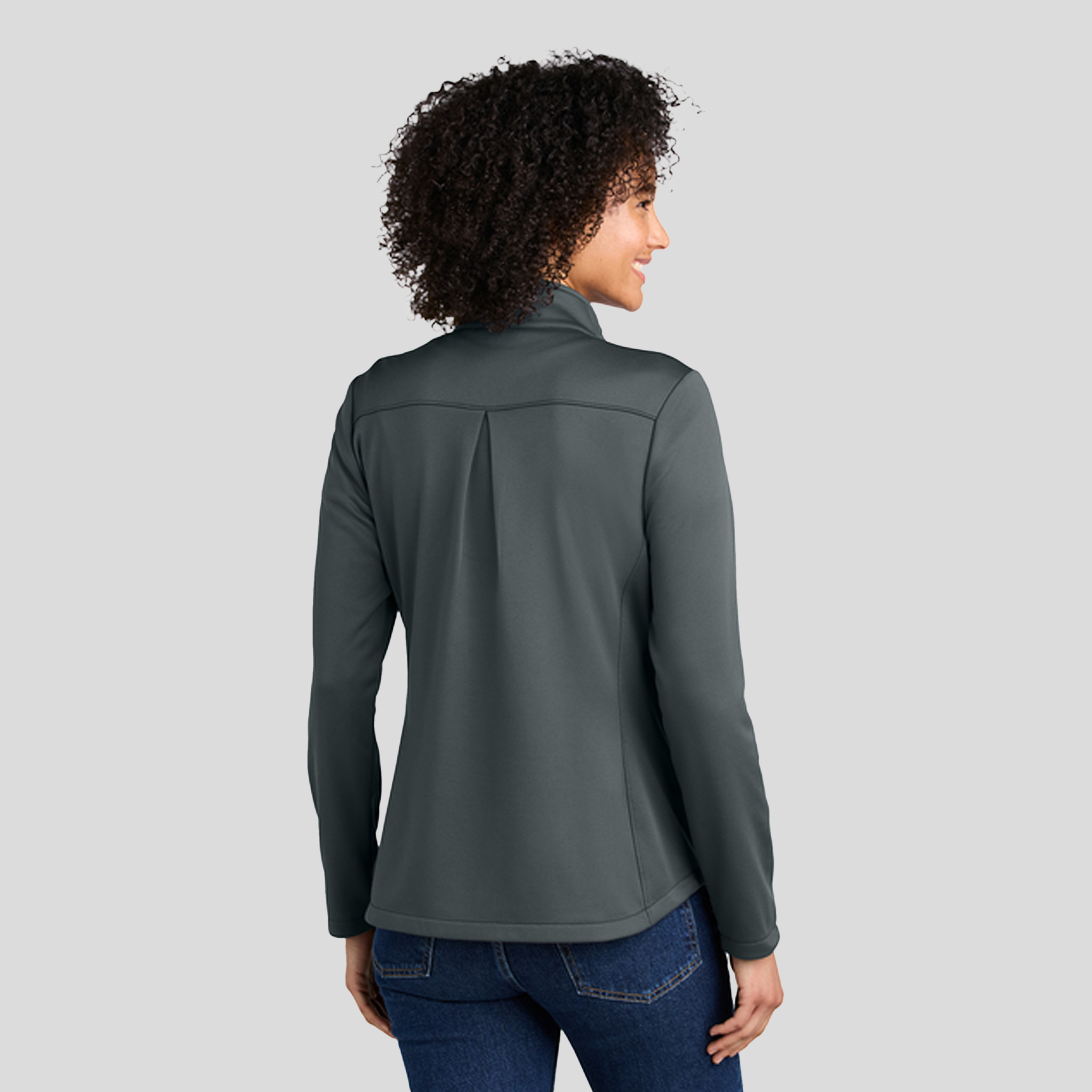 Women’s Smooth Mid Layer Fleece 1/2-Zip | Iron Gate